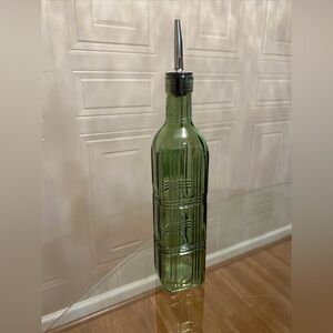 Beautiful Olive Oil Dispenser 16oz. 916M Glass Kitchen Bottle Pourer/ -New
